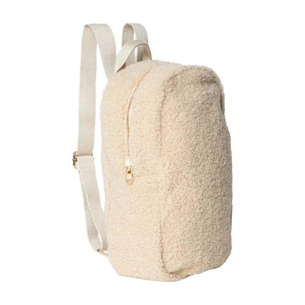 Studio Noos Child Teddy Mini Backpack Ecru