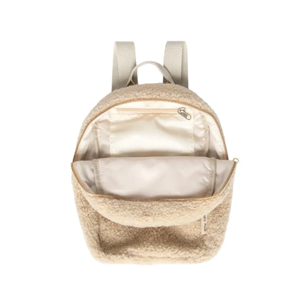 Studio Noos Child Teddy Mini Backpack Ecru