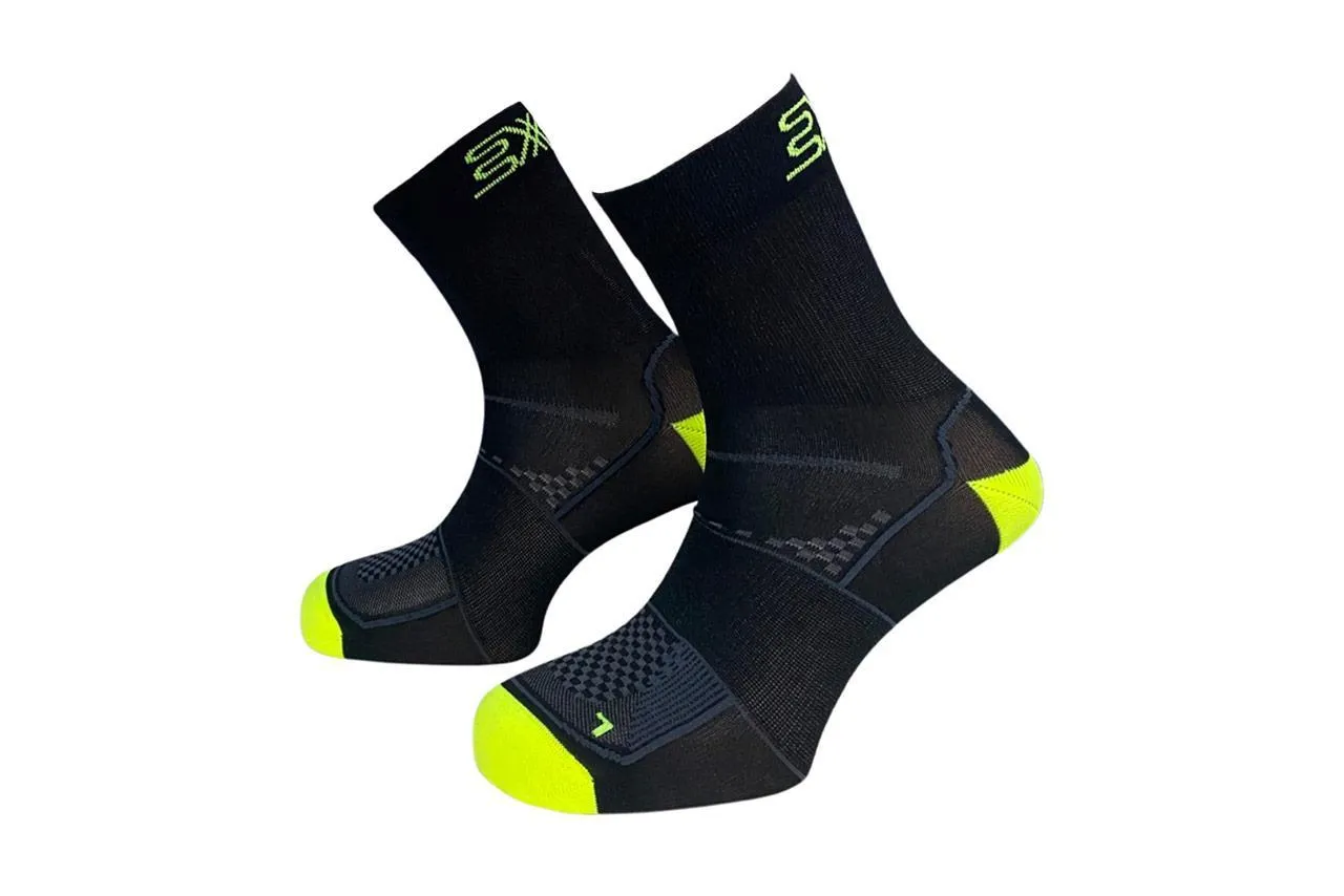 Sweet Smile LONG RUNNING SOCKS BK YL