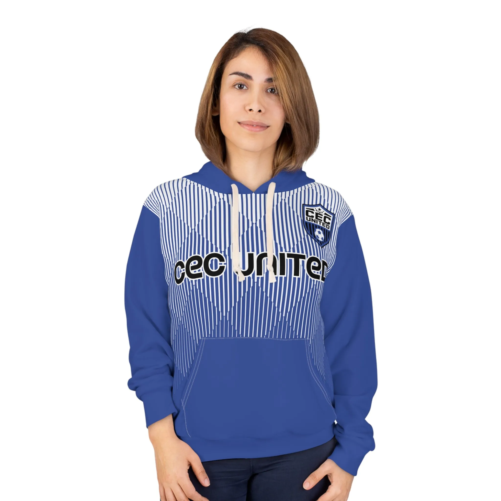 Template Cec United Unisex Pullover Hoodie (AOP)