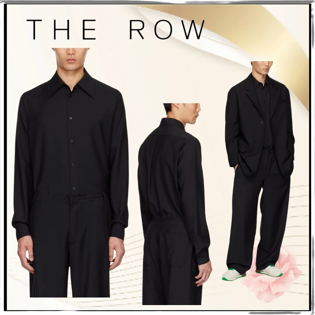 The Row  |Long Sleeves Plain Cotton Shirts