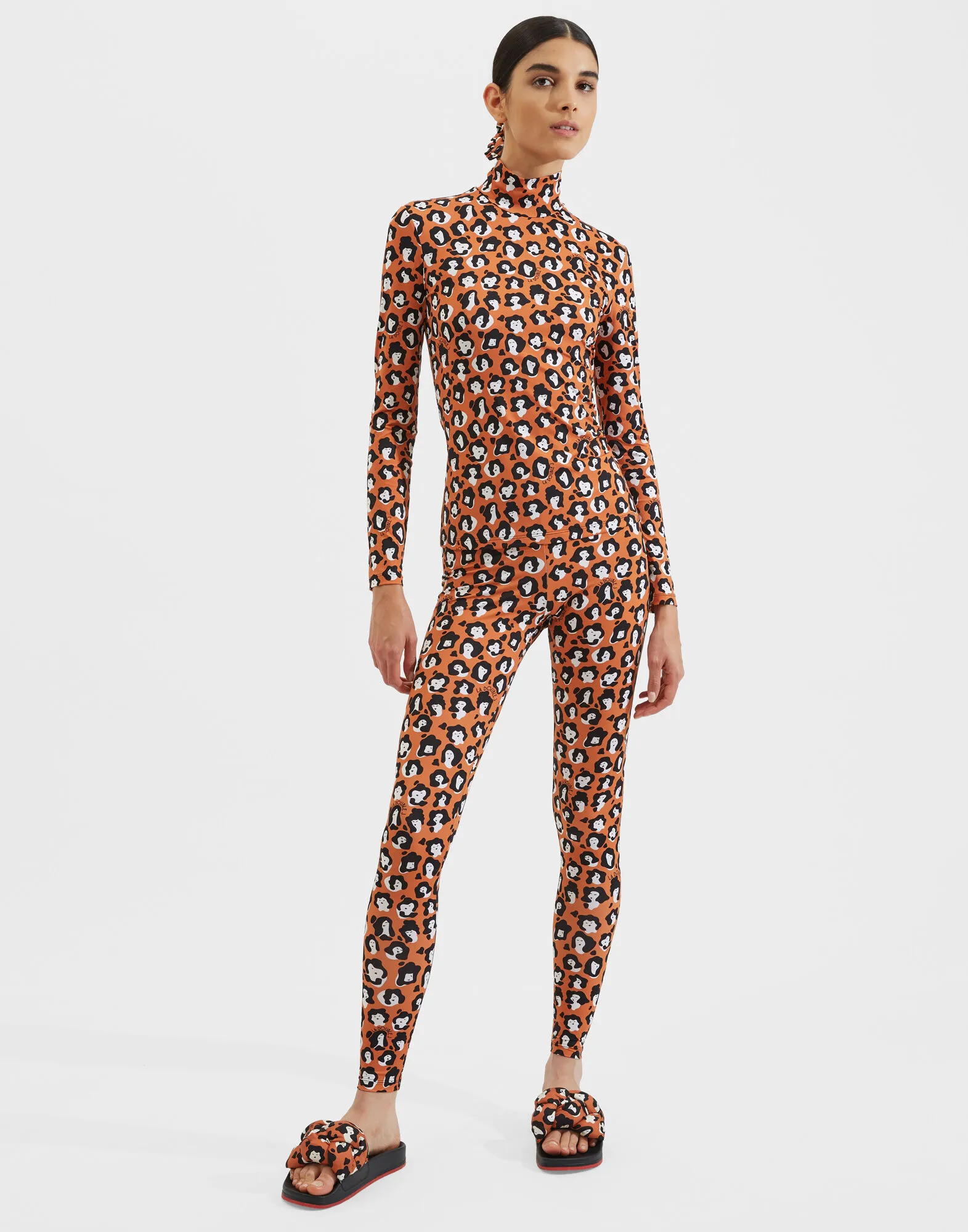 Turtleneck in Lady Leopard for Women | La DoubleJ