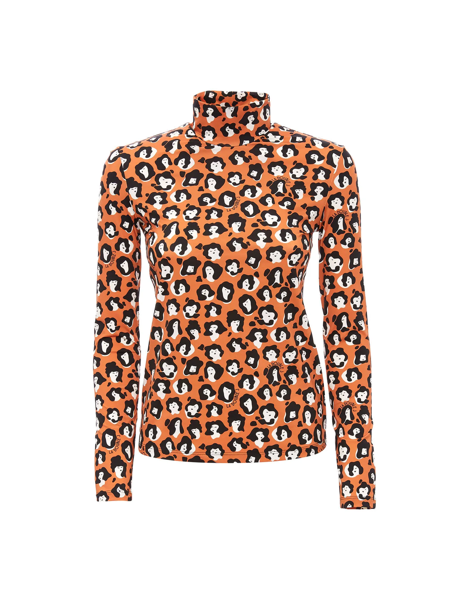 Turtleneck in Lady Leopard for Women | La DoubleJ