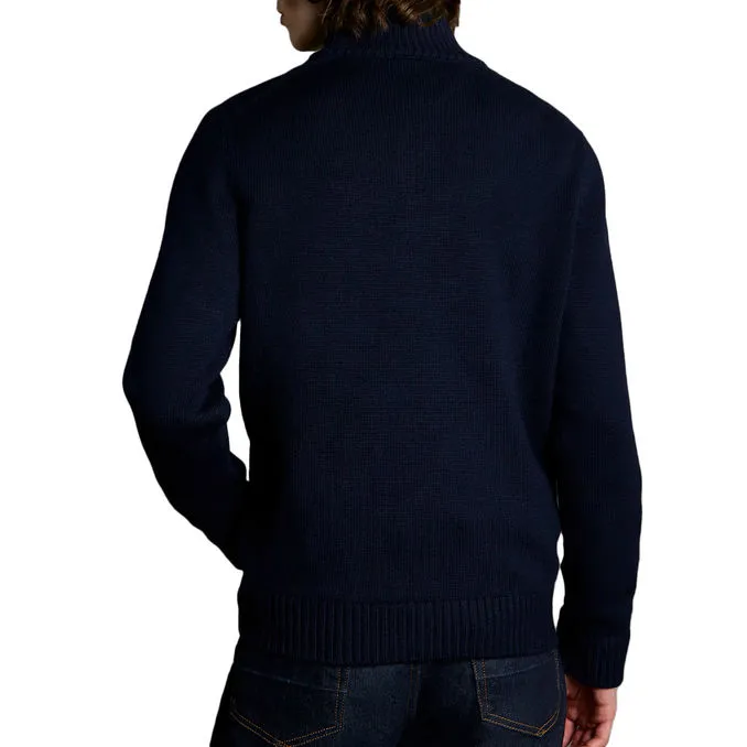 TURTLENECK WITH HOOK Man Blue Navy Platinum 