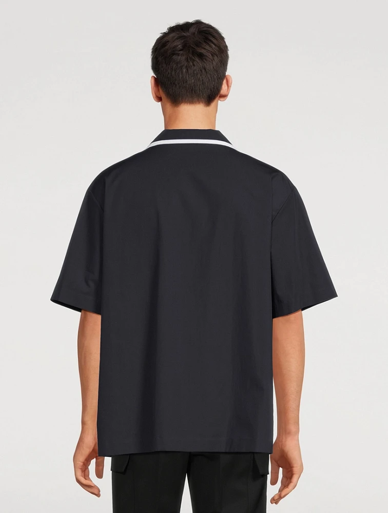 VALENTINO Cotton Poplin Bowling Shirt