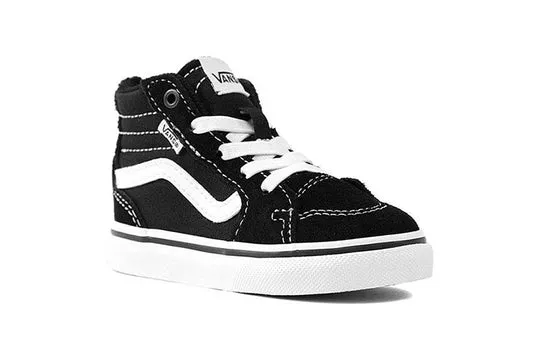 VANS KIDS FILMORE HI BLACK/WHITE