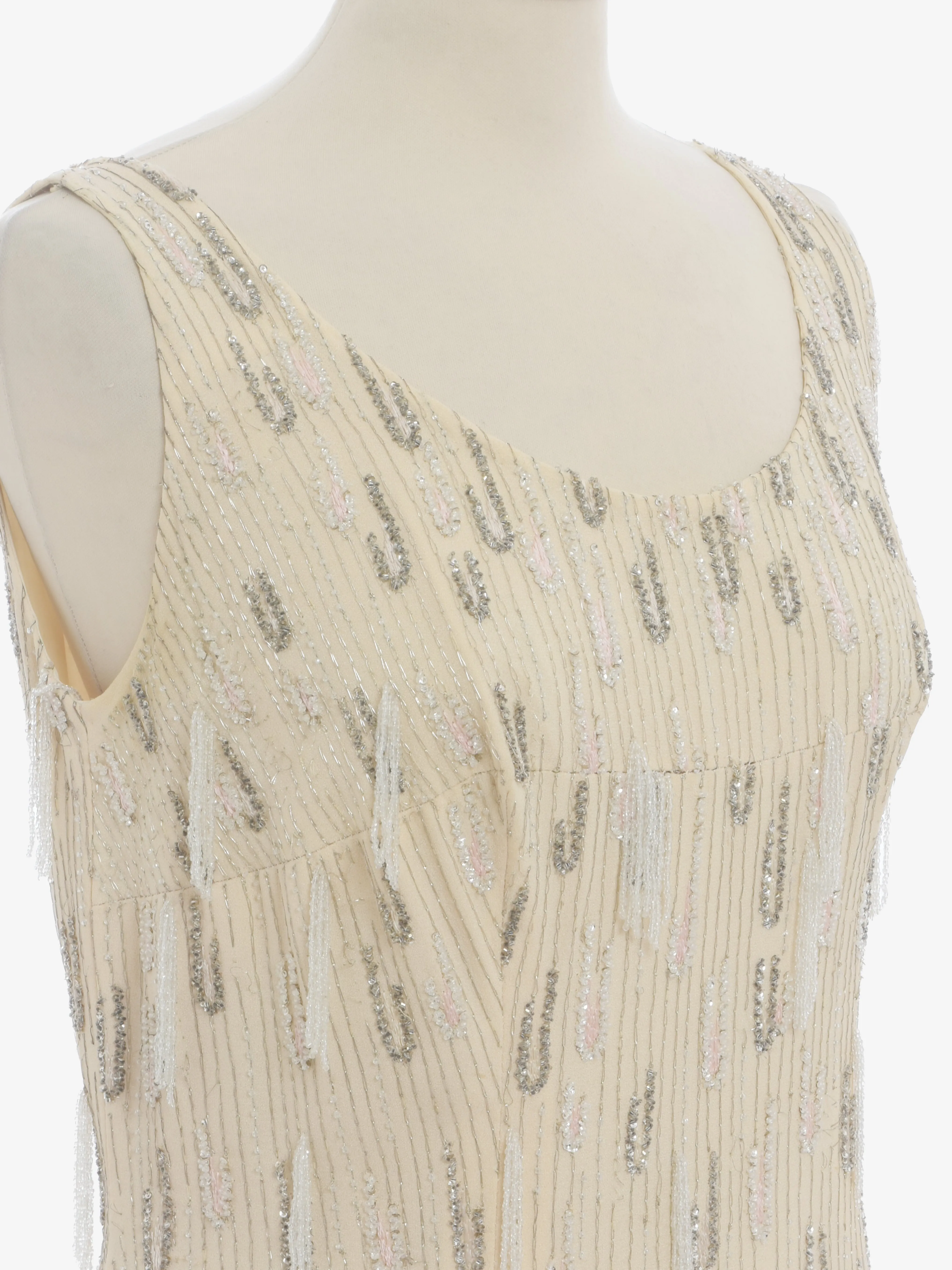 Vintage Beaded Cigarette Dress