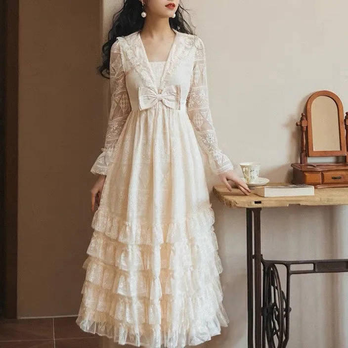 Vintage Chandelier Fairy Lace Dress