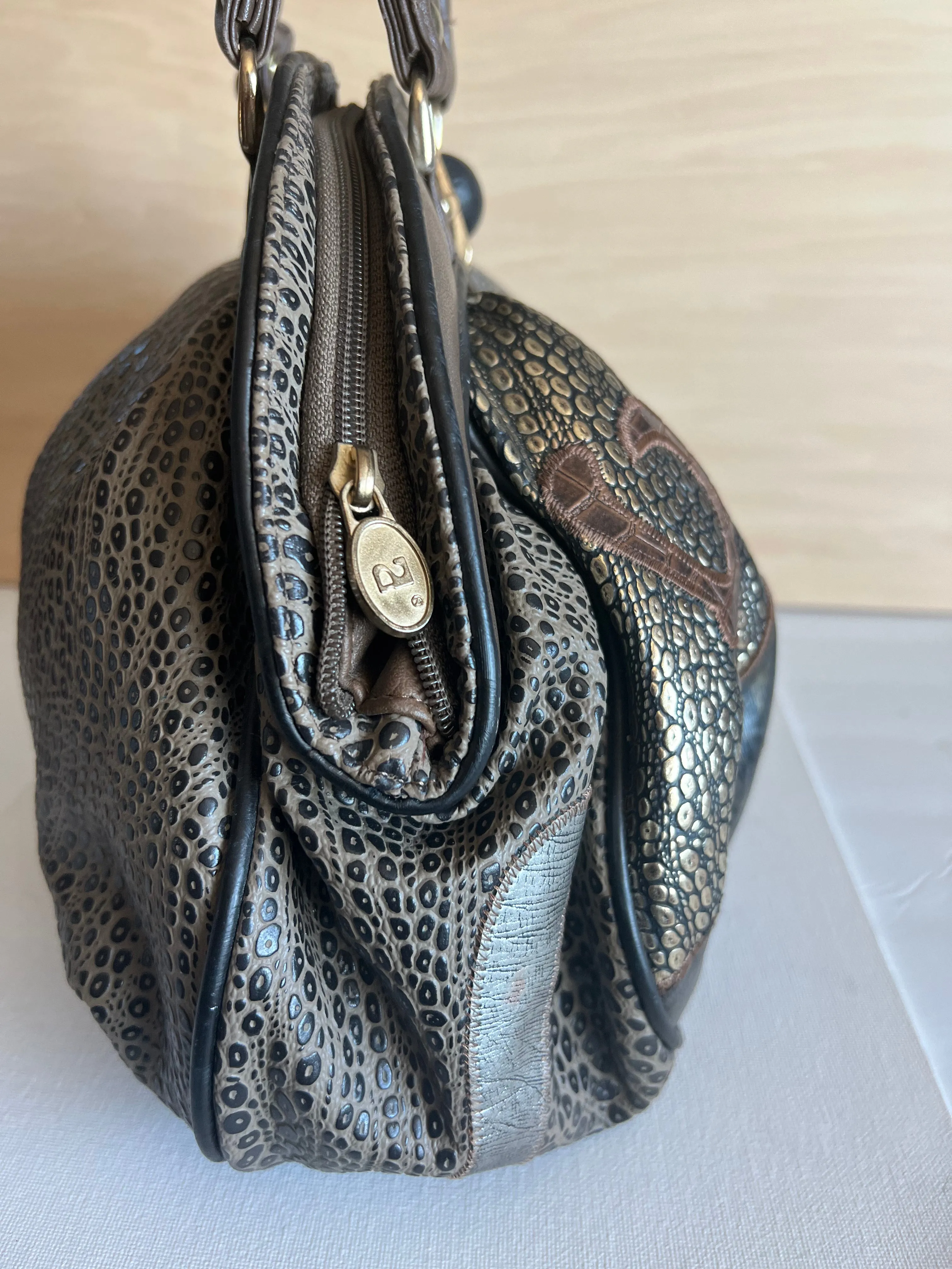 Vintage Wide Mouth Nas Handbag