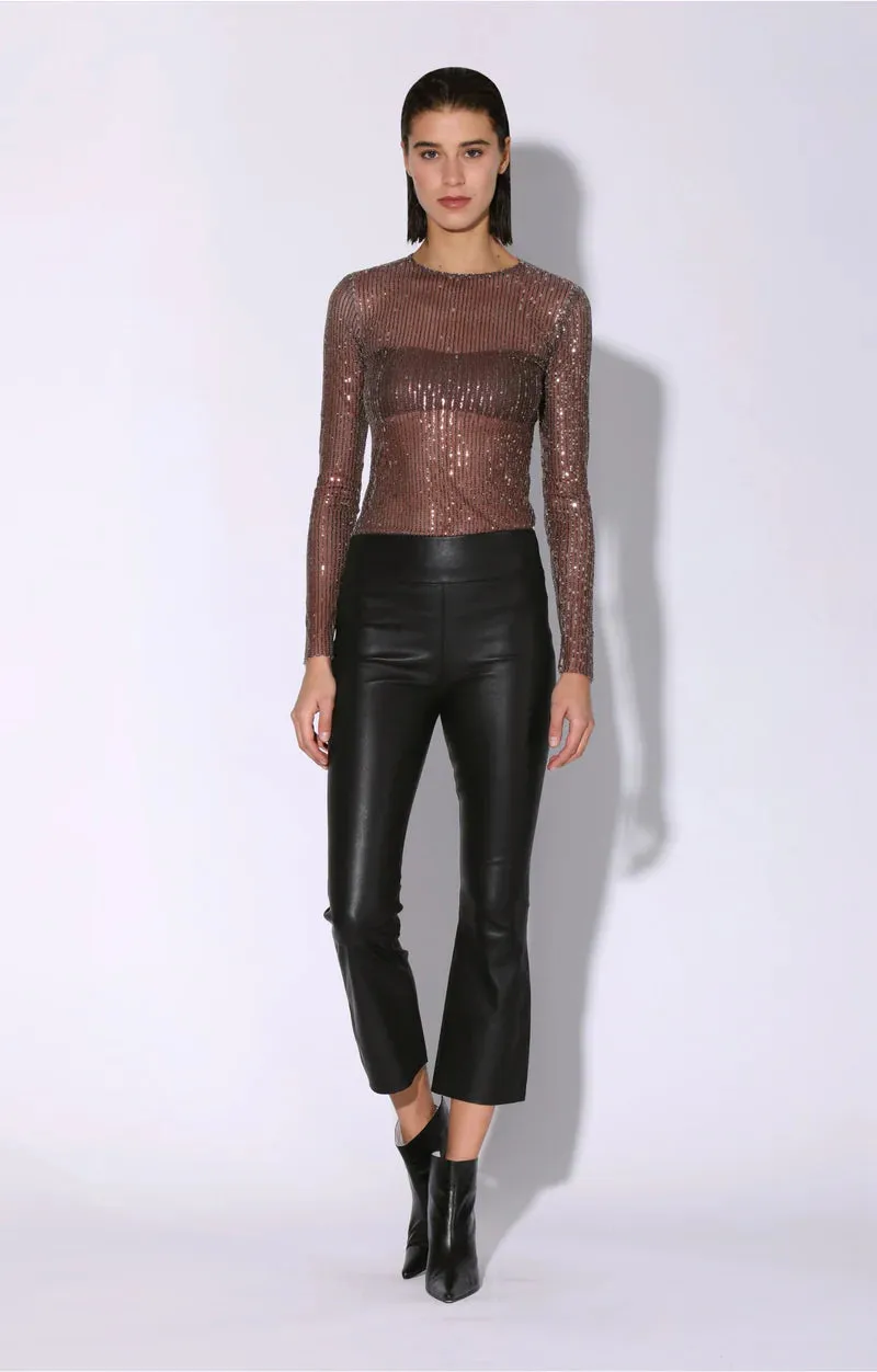 Walter Baker Barra Top, City Sequin Mink