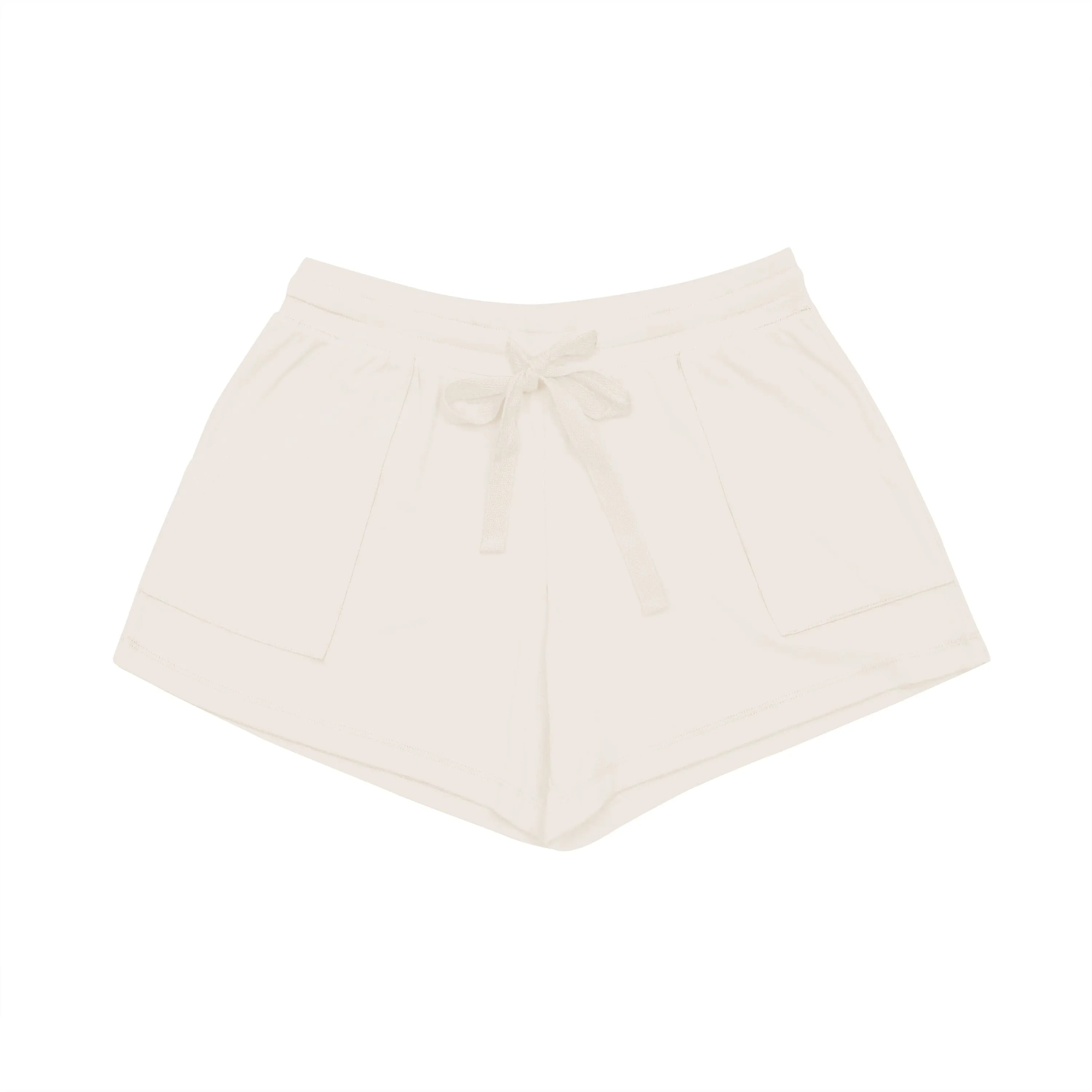 Women's Bamboo Jersey Shorts in Oat