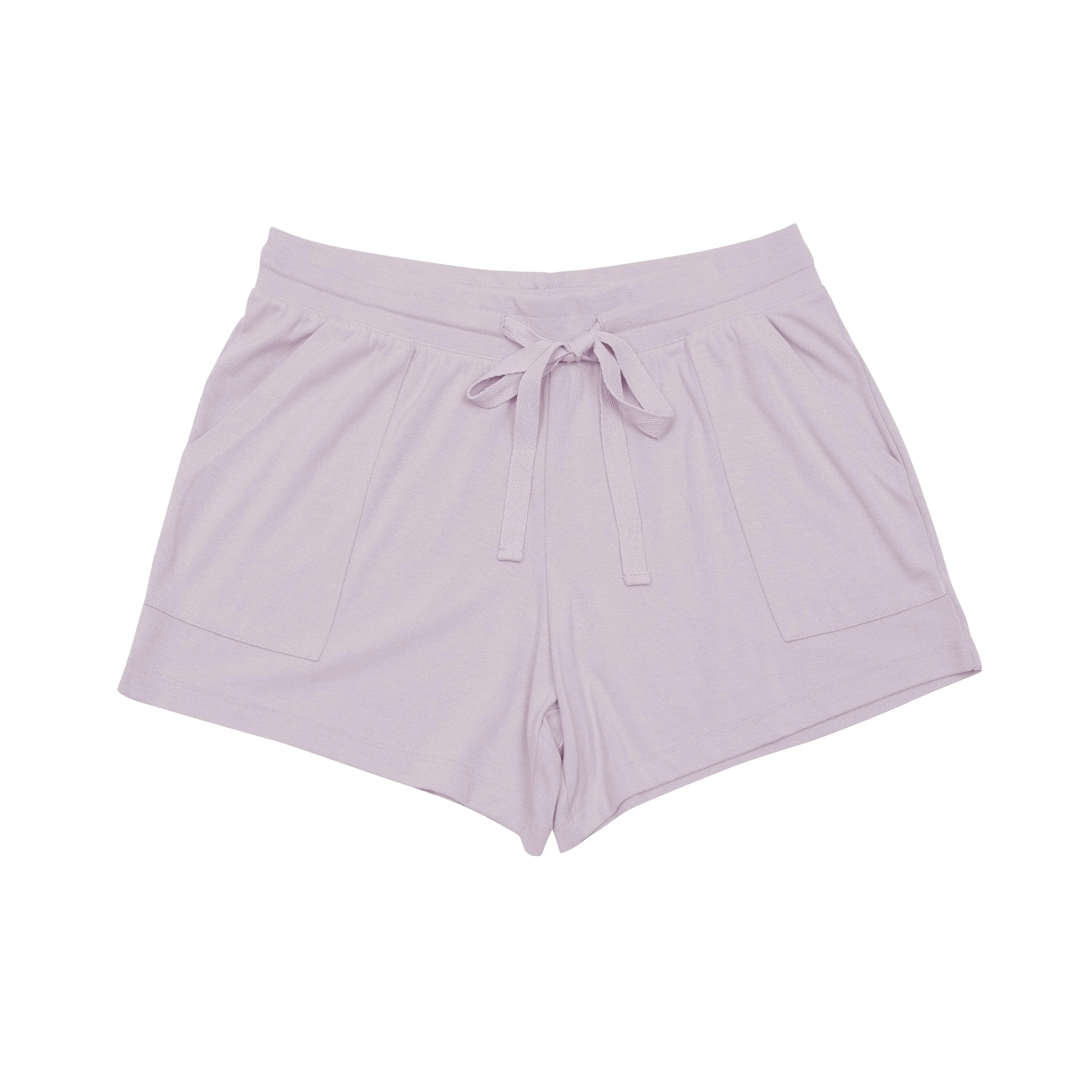 Women's Bamboo Jersey Shorts in Wisteria