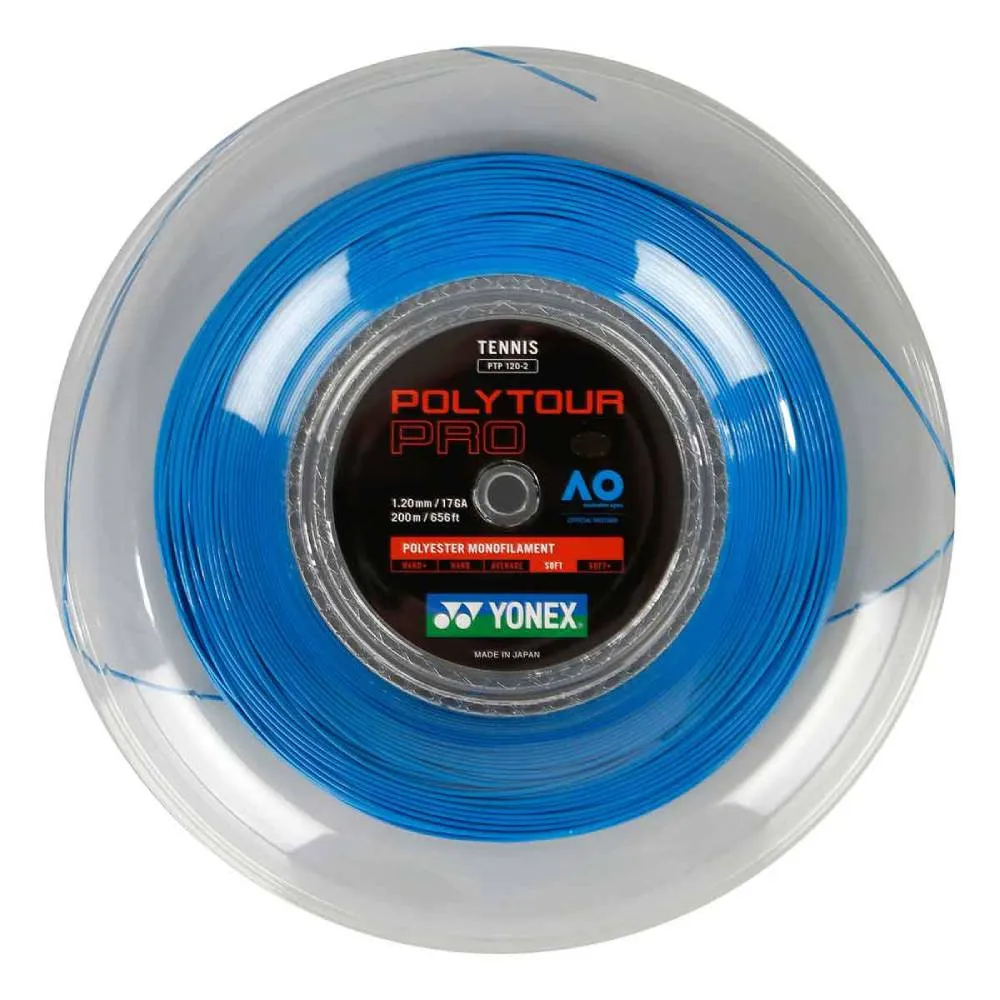 YONEX Poly Tour Pro Tennis String Reel (Blue)