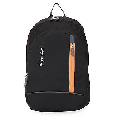 Zippy Orange Laptop Backpack by President Bags